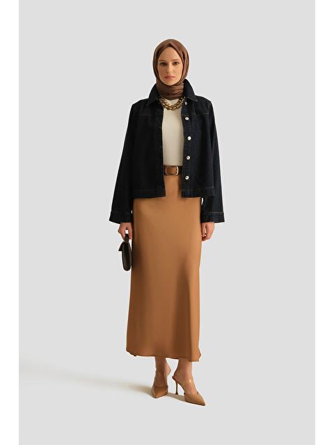 ARMİNE Saten Etek 25Yh1534 Latte - S000490793-4557