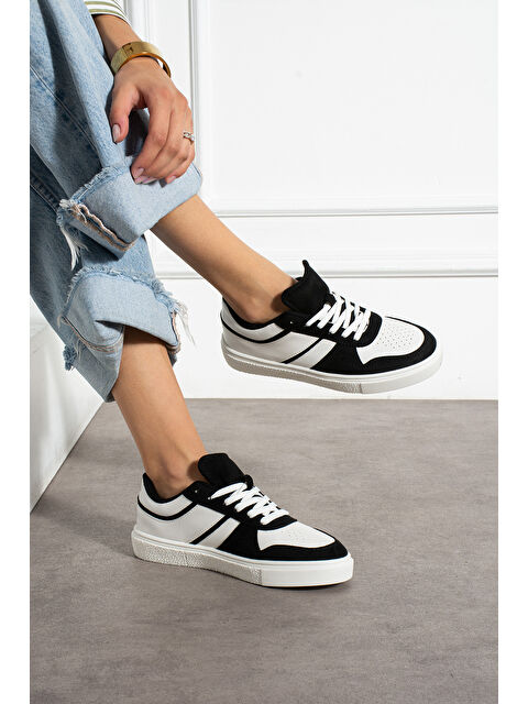 Pasyone Siyah Kadın Günlük Sneaker Spor Ayakkabı - S000459609-19351