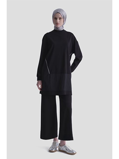 ARMİNE Mixli Örme Takım Siyah