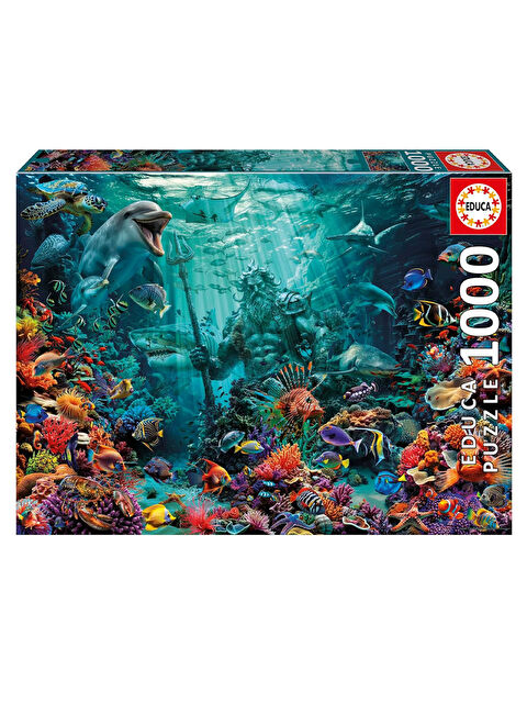 Educa Puzzle 1000 Parça Poseidon Mercan Resifi 20174