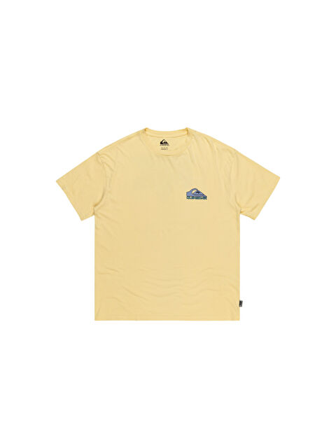 Quiksilver Take Us Back Logo Erkek Sarı Tişört - S000489083-20072