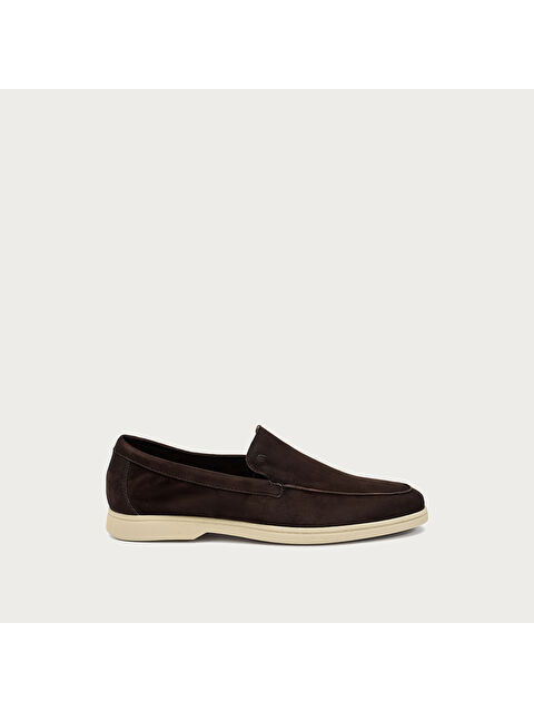 Frau Erkek Kahverengi Klasik Ayakkabı 32B0 SUEDE SLIP-ONS