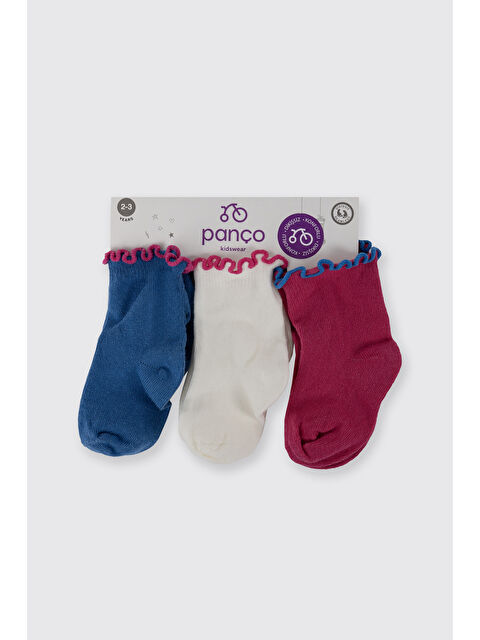 Panço Kız Bebek 3'lü Soket Çorap - S000526009-23173