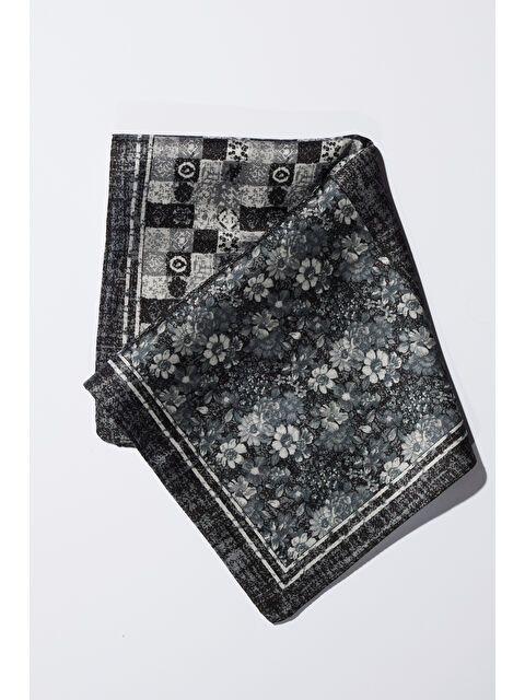 Altınyıldız Classics Erkek Antrasit-Gri Desenli Mendil - S000420003-37188