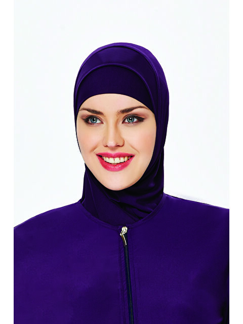 Remsa Mayo Yüzücü Eşarp Havuz Deniz Eşarp RBE-01 Mor01 - S000373083-20039