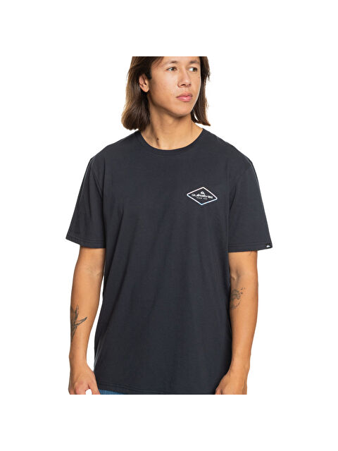 Quiksilver Omni Lock Erkek Mavi Tişört - S000489085-21164