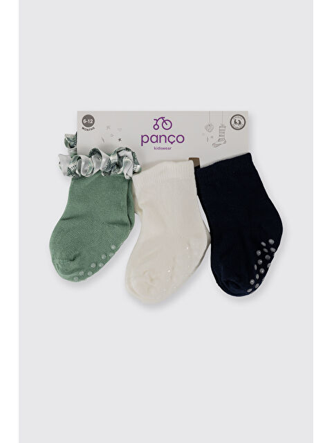 Panço Kız Bebek 3'lü Soket Çorap - S000526012-23173