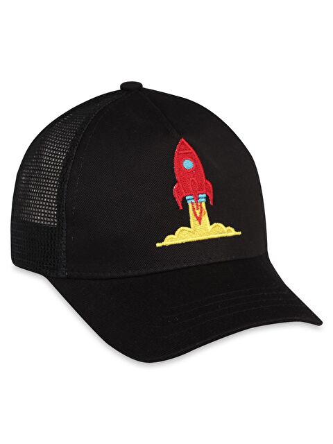 Civil Baby Rocket Bebek Erkek Kep Şapka - Siyah