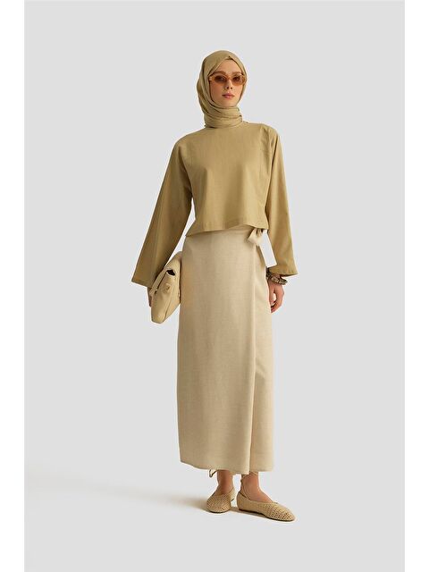 ARMİNE Anvelop Etek 25Y1831 Ekru - S000490799-19966