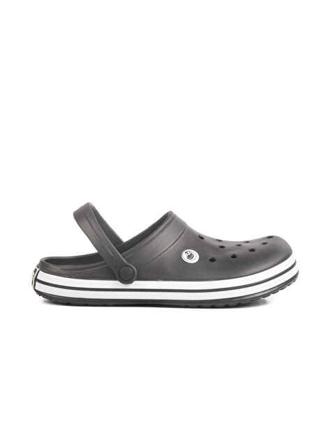 Ayakmod Siyah Büyük Numara Eva Hafif Erkek Sabo Terlik 214 M - S000380150-19351