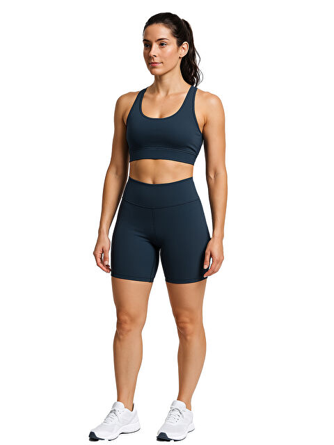 Hnx Yüksek Bel Toparlayıcı Kadın Spor Kısa Tayt - S000373096-23093