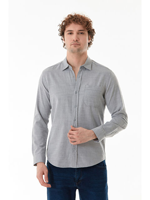 Fullamoda Basic Cepli Çıtçıtlı Gömlek - S000380528-20600