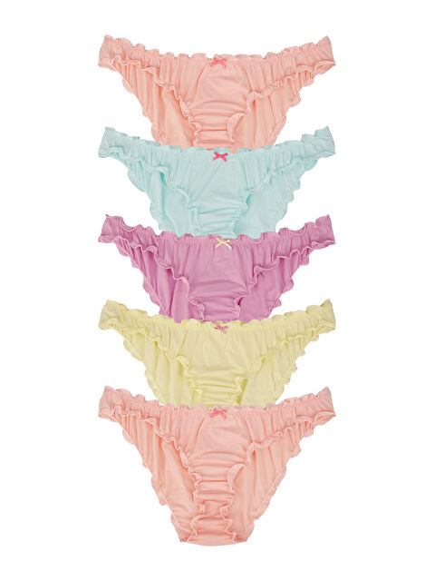 Dominant Kadın Pamuklu Elastanlı Külot 5'li Paket - S000132126-34206