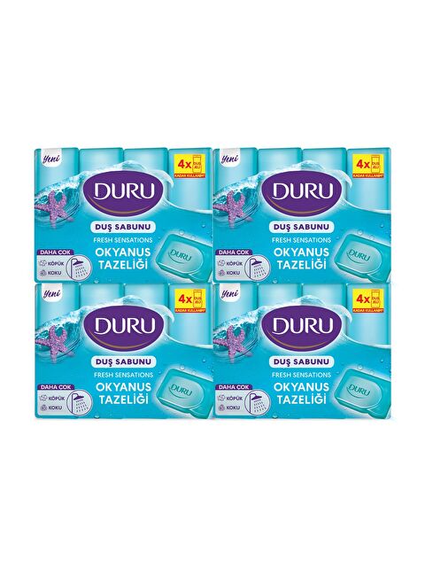 Duru Fresh Sensations Okyanus Tazeliği 16 Adet Duş Sabunu 4x600gr - S000281481-20063