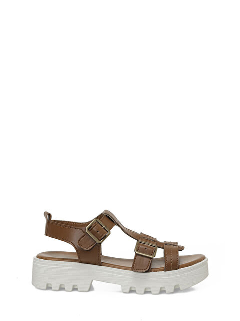 Polaris 325568.Z 5FX Taba Kadın Kalın Taban Sandalet - S000510839-14955