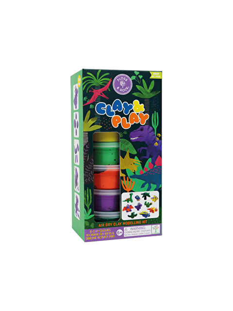 Floss&Rock Clay And Play Hava İle Kuruyan Kil Seti Dino 50P6138