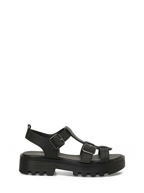 Polaris 325568.Z 5FX Siyah Kadın Kalın Taban Sandalet - S000510842-19351