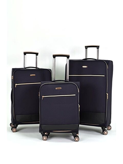 FOSSİL Kumaş Ekstra Hafif Büyük, Orta, Kabin 3'lü Valiz Seti - S000518714-21164
