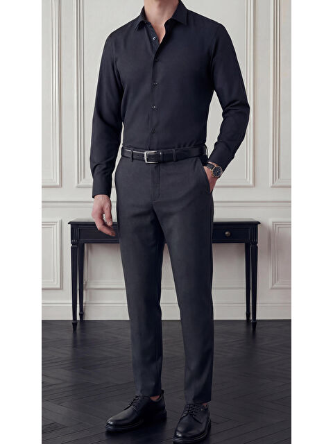 Etikmen Spor Klasik Füme Kolay Ütülenebilir Easy Iron Erkek Pantolon - S000495261-33408