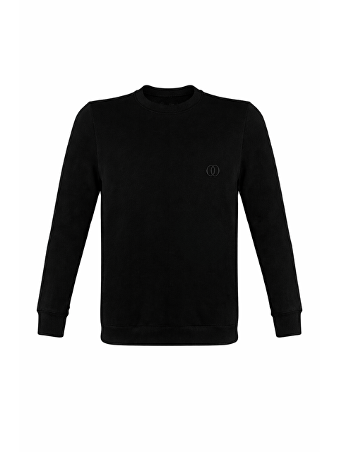 Formo Erkek Pamuklu Sıfır Yaka Yüksek Kalite Uzun Kollu Kompakt Kumaş Sweatshirt - S000494406-19351
