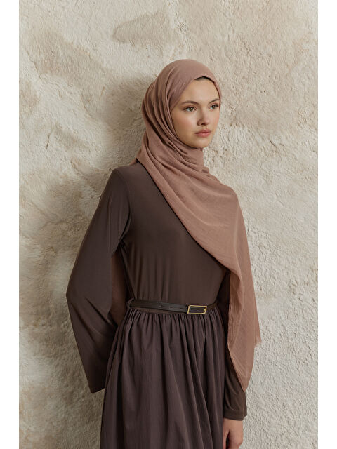 QEF Soft Line Pamuk Şal Gül Kurusu - S000513676-20028