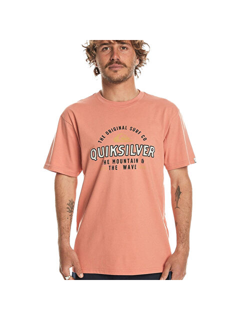 Quiksilver Floating Around Erkek Kırmızı Tişört - S000489087-18657