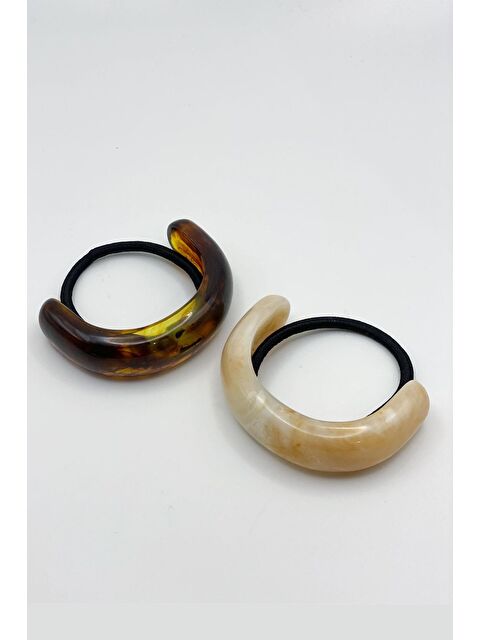 New Obsessions Akrilik Arch Atkuyruğu Tokası Seti 2 Adet - S000513688-19966