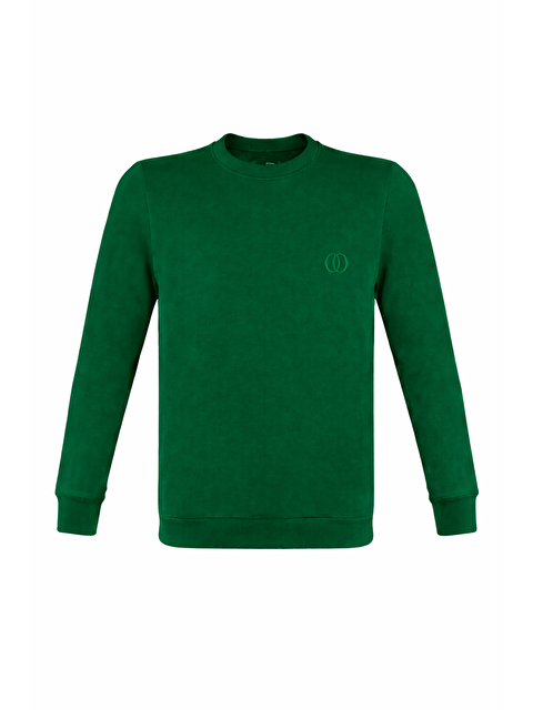 Formo Erkek Pamuklu Sıfır Yaka Yüksek Kalite Uzun Kollu Kompakt Kumaş Sweatshirt - S000494406-18194