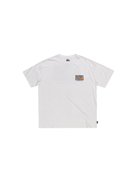 Quiksilver Take Us Back Bubble Erkek Beyaz Tişört - S000489089-20063