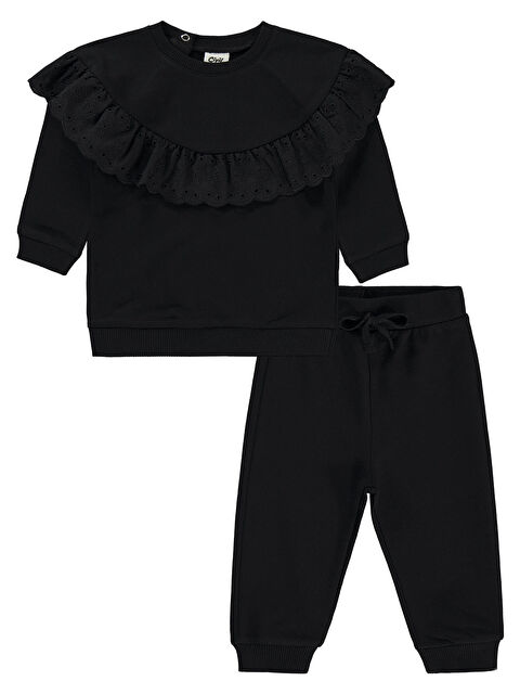 Civil Baby Kız Bebek Takım 6-18 Ay Siyah - S000327585-19351