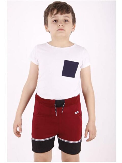 Toontoykids Erkek Çocuk Sport Şeritli Garnili Şort - S000417480-19951