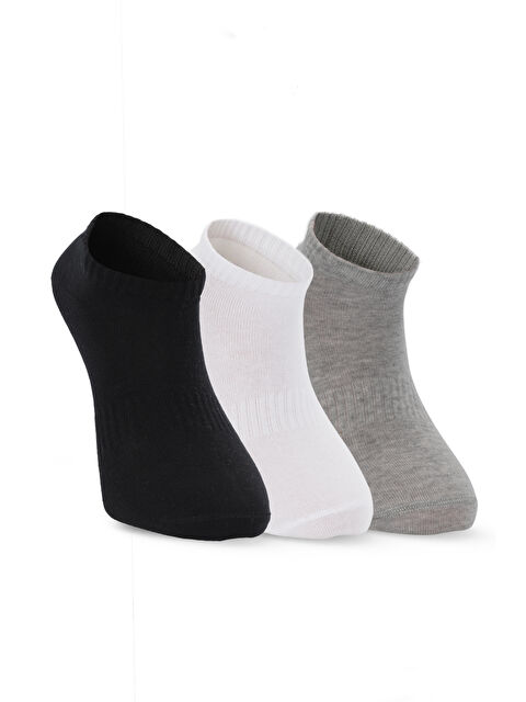 SLAZENGER JADIRA 3 lü Erkek  Siyah / Beyaz Çorap