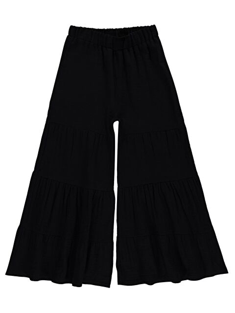 Civil Girls Kat Kat Parçalı 10-13 Yaş Pantolon - Siyah