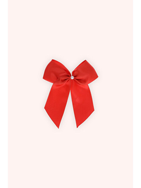 Panço Kız Çocuk Kurdela Kırmızı Toka - S000523658-20045