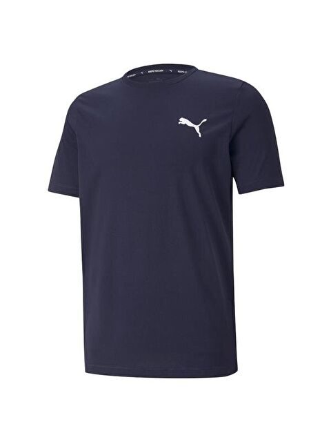 Puma Active Small Logo Erkek Lacivert Tişört - S000529898-21164