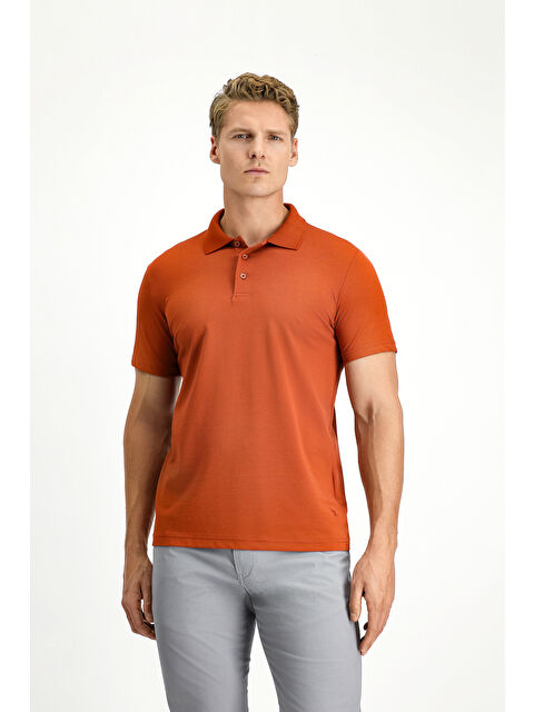 Kiğılı Slim Fit Dar Kesim Pamuklu Polo Yaka Tişört
