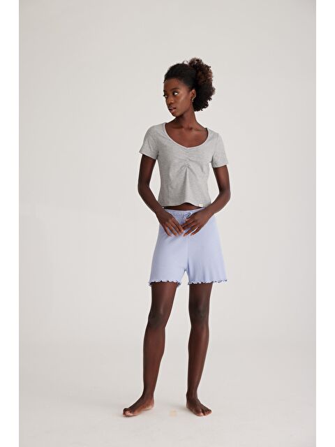 Katia And Bony Kadın Loungewear Tişört Gri-Melanj - S000324410-74