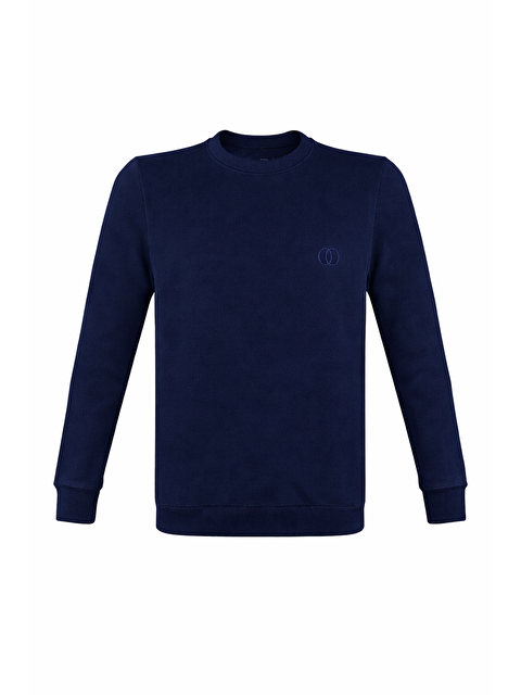 Formo Erkek Pamuklu Sıfır Yaka Yüksek Kalite Uzun Kollu Kompakt Kumaş Battal Sweatshirt - S000494408-21164