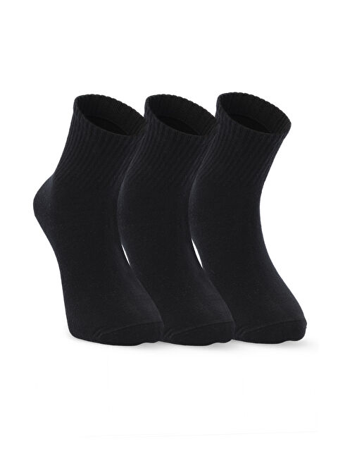 SLAZENGER JUMPY 3 lü Erkek Siyah Çorap