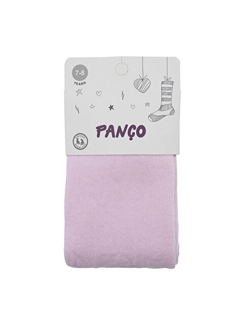 Panço Kız Çocuk Pamuklu Pembe Külotlu Çorap - S000508907-20024