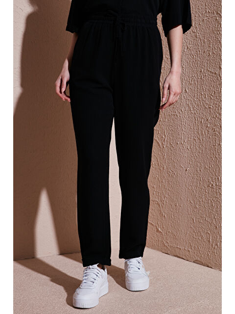 Fashion Friends Relaxed Fit Normal Bel Düz Paça Pantolon 25Y0550K1 - S000375840-19351