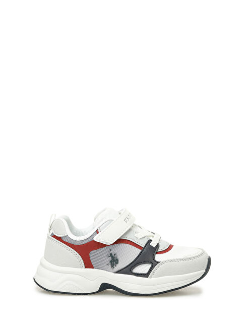 U.S. POLO ASSN. LESSER 5FX Beyaz Erkek Çocuk Spor Ayakkabı - S000370237-20063