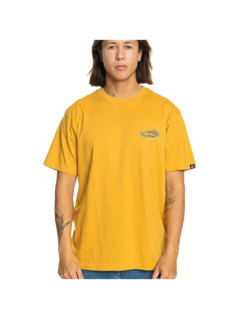 Quiksilver Tc Snap Erkek Sarı Tişört - S000489091-20074