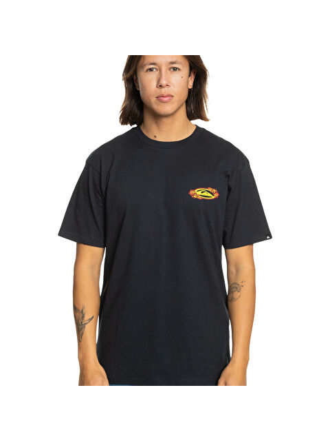 Quiksilver Tc Snap Erkek Siyah Tişört - S000489091-19351