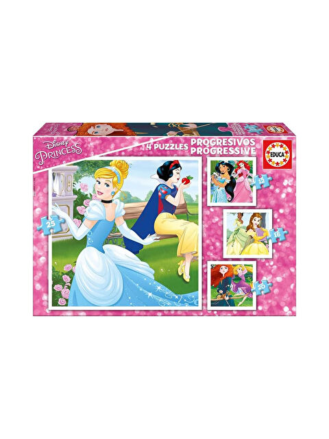 Educa Puzzle 12-16-20-25 Parça Progresive Princesses 17166