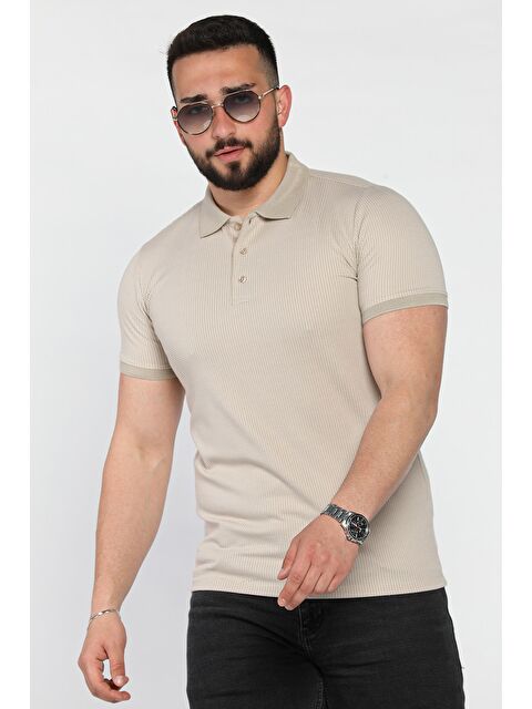 Mishar İtalia Erkek Polo Yaka Yarım Düğmeli Tişört - S000399508-19928