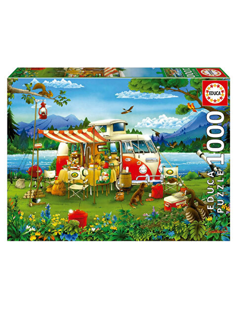 Educa Puzzle 1000 Parça Kamp Tatili 19922