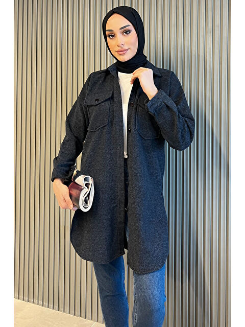 Julude Kaşe Uzun Tesettür Tunik - S000324418-33408