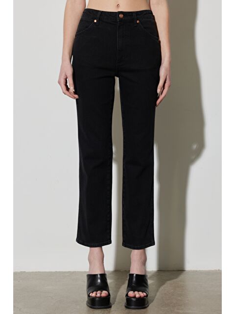 Wrangler Wild West Straight Fit Düz Kesim Yüksek Bel Esnek Jean Jean Pantolon - S000470699-19351