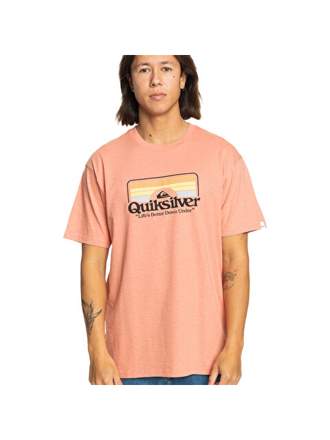Quiksilver Step Inside Erkek Kırmızı Tişört - S000489092-18657